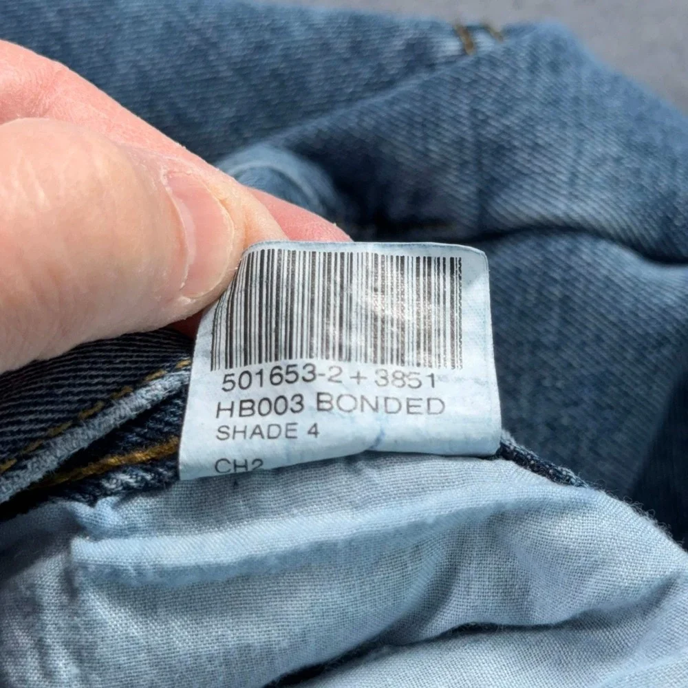 Full Blue Men's Fleece Lined Jeans Outdoor Workwear Denim HB003 Bonded sz 36x32
